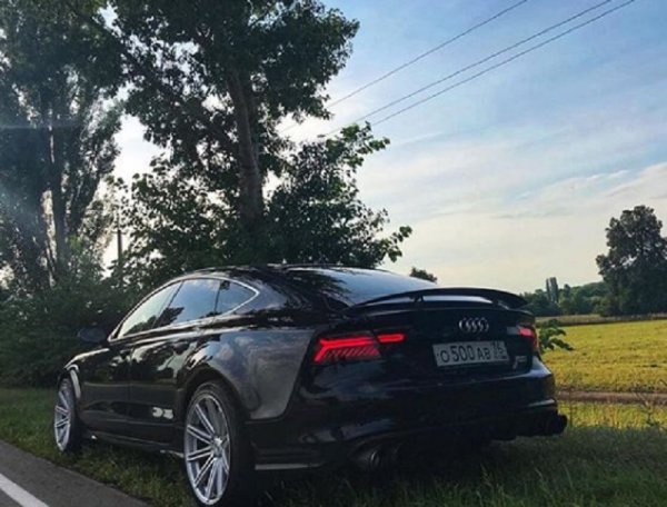 В Воронеже на обочине сфотографировали редкий Audi S7