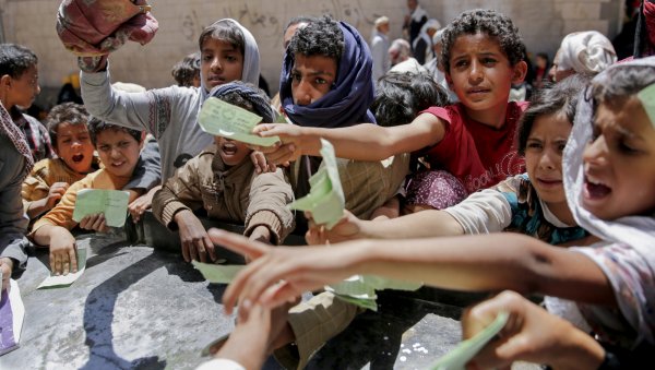 В Йемене 5 миллионам детей грозит смерть от голода и болезней